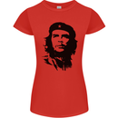 Che Guevara Silhouette Womens Petite Cut T-Shirt Red