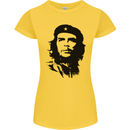 Che Guevara Silhouette Womens Petite Cut T-Shirt Yellow