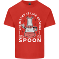 Chemistry is Like Cooking Funny Science Mens Cotton T-Shirt Tee Top Red
