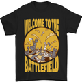 Chess Battlefield Funny Mens T-Shirt Cotton Gildan Black