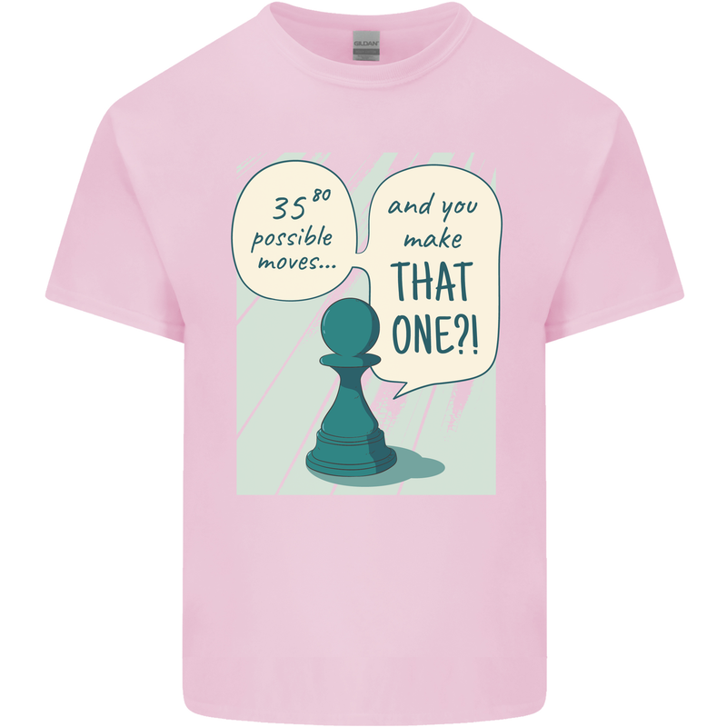 Chess Moves Funny Kids T-Shirt Childrens Light Pink