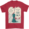 Chess Moves Funny Mens T-Shirt Cotton Gildan Red