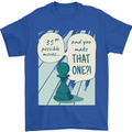 Chess Moves Funny Mens T-Shirt Cotton Gildan Royal Blue