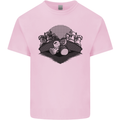 Chess Pieces Player Playing Mens Cotton T-Shirt Tee Top Light Pink