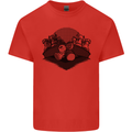 Chess Pieces Player Playing Mens Cotton T-Shirt Tee Top Red
