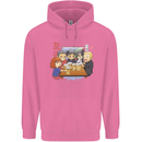 Chibi Anime Friends Drinking Beer Childrens Kids Hoodie Azalea