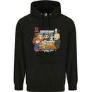 Chibi Anime Friends Drinking Beer Childrens Kids Hoodie Black