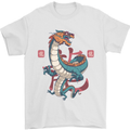 Chinese Zodiac Shengxiao Year of the Dragon Mens T-Shirt Cotton Gildan White