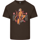 Chinese Zodiac Shengxiao Year of the Monkey Mens Cotton T-Shirt Tee Top Dark Chocolate