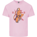 Chinese Zodiac Shengxiao Year of the Monkey Mens Cotton T-Shirt Tee Top Light Pink