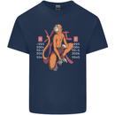 Chinese Zodiac Shengxiao Year of the Monkey Mens Cotton T-Shirt Tee Top Navy Blue