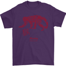 Chinese Zodiac Shengxiao Year of the Monkey Mens T-Shirt Cotton Gildan Purple