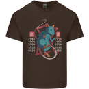 Chinese Zodiac Shengxiao Year of the Rat Mens Cotton T-Shirt Tee Top Dark Chocolate