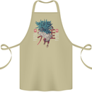 Chinese Zodiac Year of the Rooster Cotton Apron 100% Organic Khaki