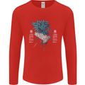 Chinese Zodiac Year of the Rooster Mens Long Sleeve T-Shirt Red