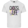 Choose Life Mens Cotton T-Shirt Tee Top White