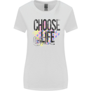 Choose Life Womens Wider Cut T-Shirt White