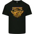 Choppers Legend Motorcycle Motorbike Biker Mens Cotton T-Shirt Tee Top Black