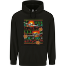 Chrismas Fighter Jet Plane Pilot RAF Funny Childrens Kids Hoodie Black