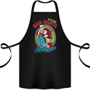 Christmas Bad Santa Funny Xmas Cotton Apron 100% Organic Black