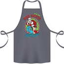 Christmas Bad Santa Funny Xmas Cotton Apron 100% Organic Steel