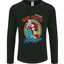 Christmas Bad Santa Funny Xmas Mens Long Sleeve T-Shirt Black
