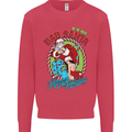 Christmas Bad Santa Funny Xmas Mens Sweatshirt Jumper Heliconia