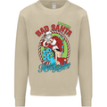 Christmas Bad Santa Funny Xmas Mens Sweatshirt Jumper Sand