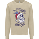 Christmas Bah Humbug Skull Scrouge Mens Sweatshirt Jumper Sand