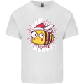 Christmas Bee Merry Funny Novelty Mens Cotton T-Shirt Tee Top White