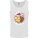 Christmas Bee Merry Funny Novelty Mens Vest Tank Top White