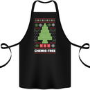 Christmas Chemistry Tree Funny Xmas Science Cotton Apron 100% Organic Black