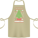 Christmas Chemistry Tree Funny Xmas Science Cotton Apron 100% Organic Khaki