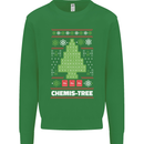 Christmas Chemistry Tree Funny Xmas Science Kids Sweatshirt Jumper Irish Green