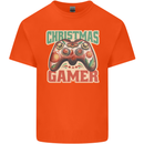 Christmas Gamer Funny Gaming Joypad Mens Cotton T-Shirt Tee Top Orange