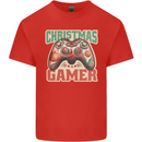 Christmas Gamer Funny Gaming Joypad Mens Cotton T-Shirt Tee Top Red