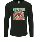 Christmas Gamer Funny Gaming Joypad Mens Long Sleeve T-Shirt Black