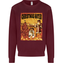 Christmas Hater Bah Humbug Mens Sweatshirt Jumper Maroon