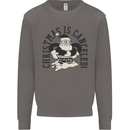 Christmas Is Cancelled Funny Bah Humbug Mens Sweatshirt Jumper Charcoal