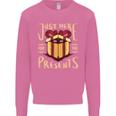 Christmas Just Here For the Presents Funny Mens Sweatshirt Jumper Azalea