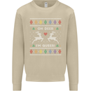 Christmas LGBT Oh Deer I'm Queer Gay Pride Mens Sweatshirt Jumper Sand