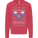Christmas LGBT Rainbow Sheep Gay Pride Mens Sweatshirt Jumper Heliconia