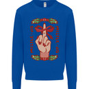 Christmas Mistle No Funny Bah Humbug Mens Sweatshirt Jumper Royal Blue