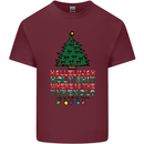 Christmas Movie Where's the Tyrenol? Mens Cotton T-Shirt Tee Top Maroon