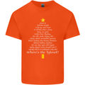 Christmas Movie Where's the Tyrenol? Mens Cotton T-Shirt Tee Top Orange