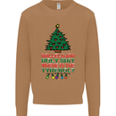 Christmas Movie Where's the Tyrenol? Mens Sweatshirt Jumper Caramel Latte