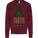 Christmas Movie Where's the Tyrenol? Mens Sweatshirt Jumper Maroon