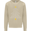 Christmas Movie Where's the Tyrenol? Mens Sweatshirt Jumper Sand