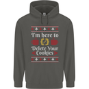 Christmas Programmer Here to Delete Cookies Childrens Kids Hoodie Storm Grey