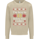 Christmas Programmer Here to Delete Cookies Mens Sweatshirt Jumper Sand
